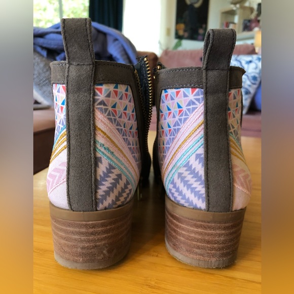 Inkkas Tesse Bootie -- Ethical, Geometric, Patterned Boots - Picture 5 of 8